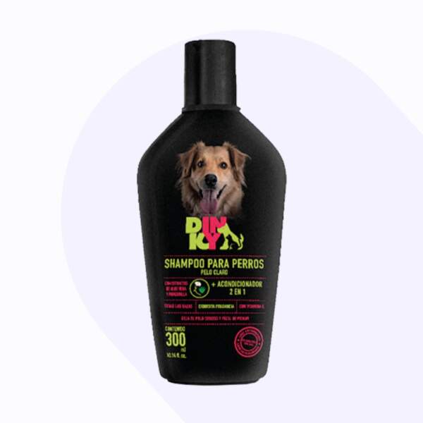 Dinky Shampoo 2en1 Para Perro Pelo Claro