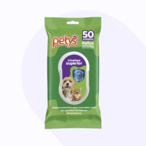 Petys Pañitos Húmedos Limpieza Superior Para Mascotas