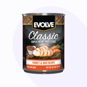 evolve-dog-lata-pavo