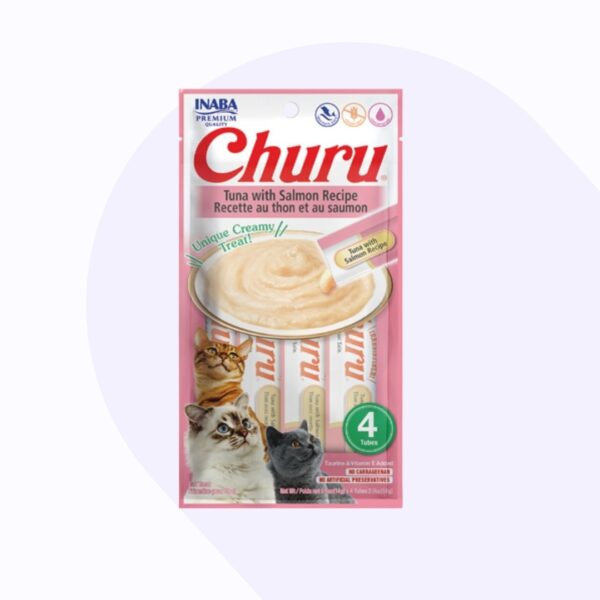 Inaba Cat Snack Churu Atún y Salmón