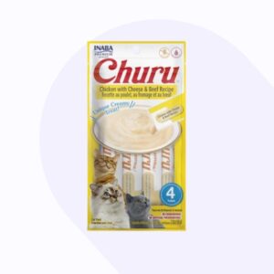 Inaba Cat Snack Churu Pollo y Queso