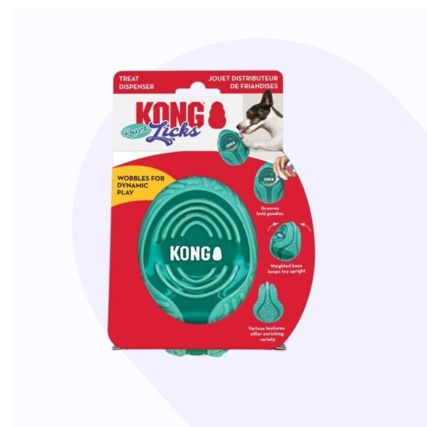 Kong perro juguete lame rewards licks