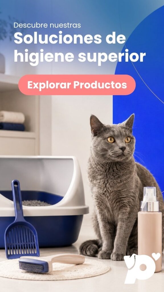 higiene para gato banner menu